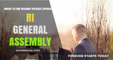 RI General Assembly: Locating Wedding Officiant Approval Made Easy