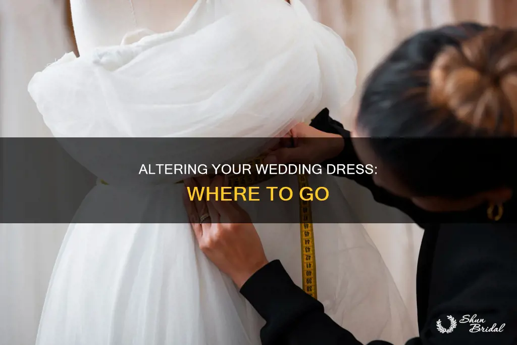 where to get a wedding dress altered