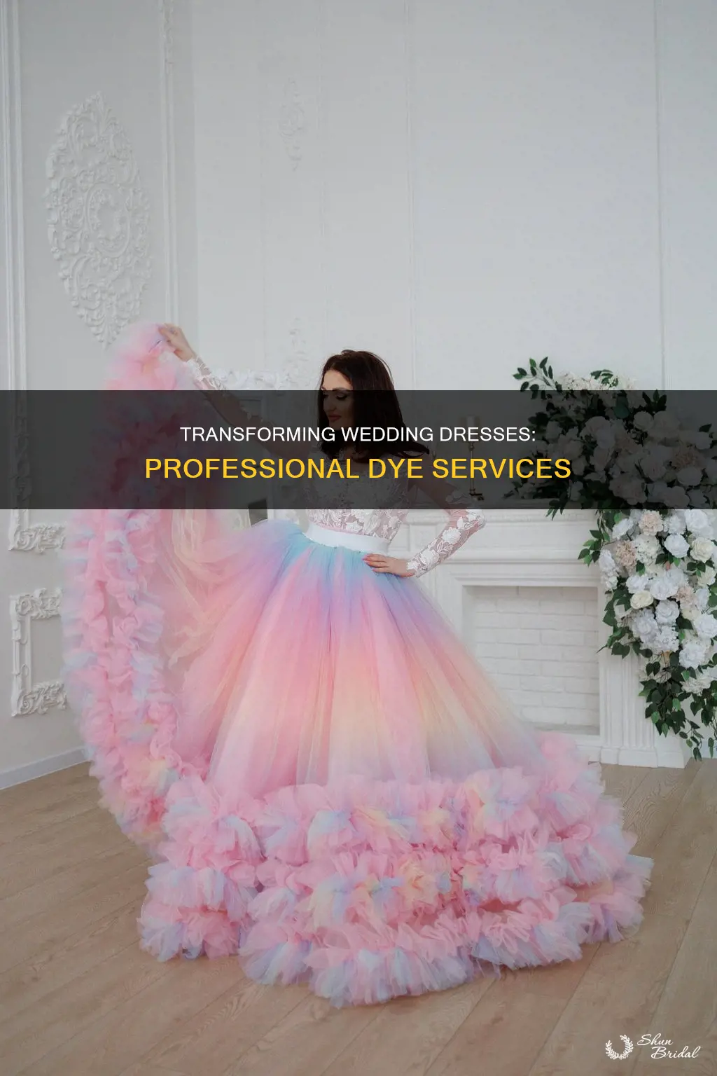 where to get a wedding dress dyed