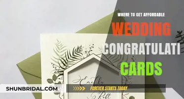 Affordable Wedding Congratulations Cards: Top Places to Shop
