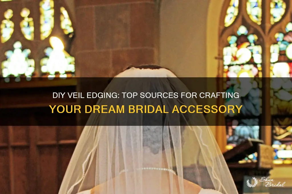 where to get edging for a veil diy