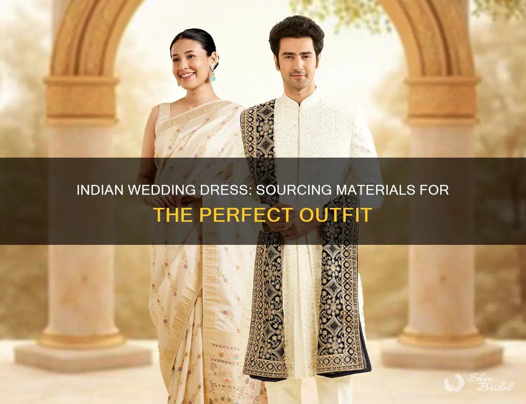 where to get materials to make indian wedding dress