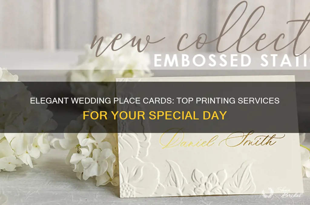 where to get place cards printed wedding