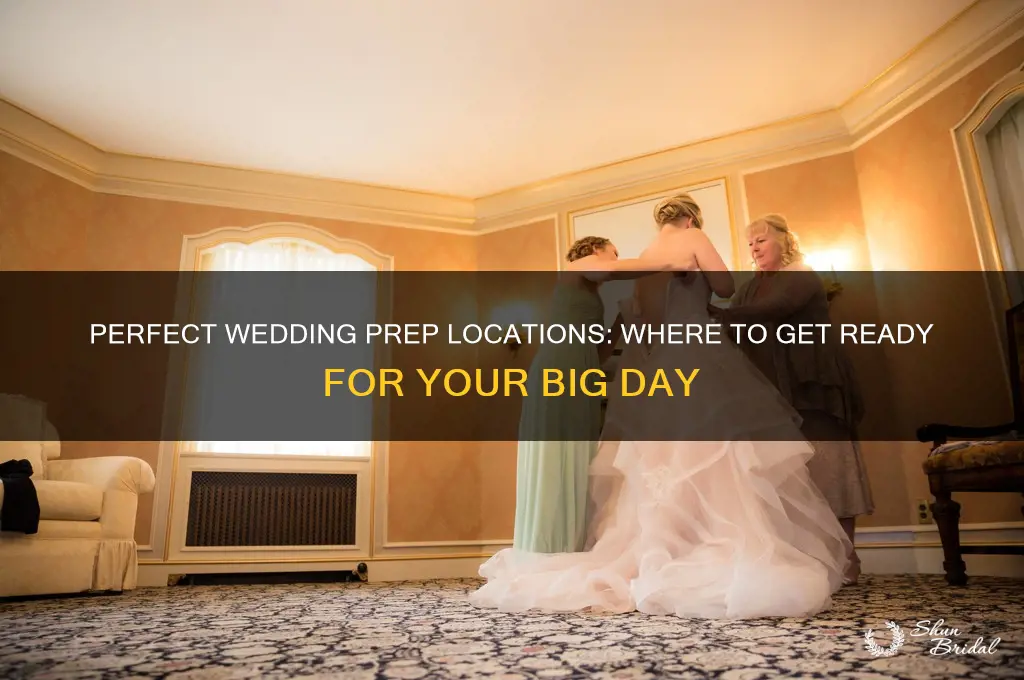 where to get ready for wedding day