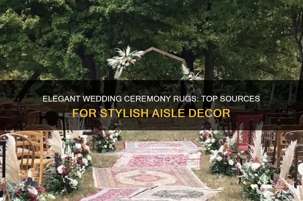 where to get rugs for wedding ceremony
