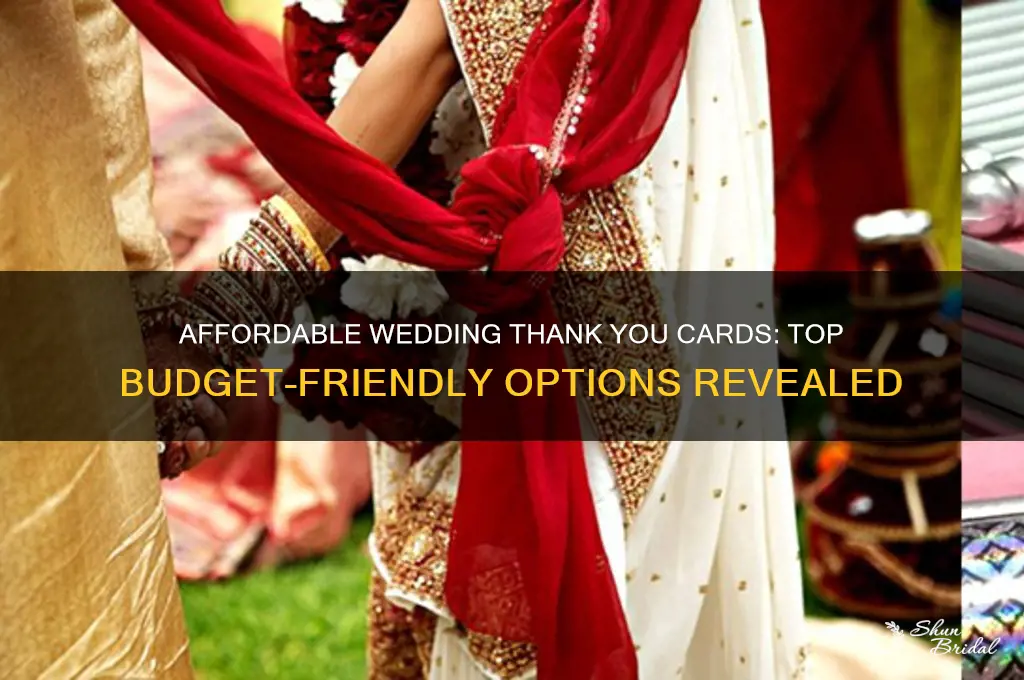 where to get the cheapest wedding thank you cards