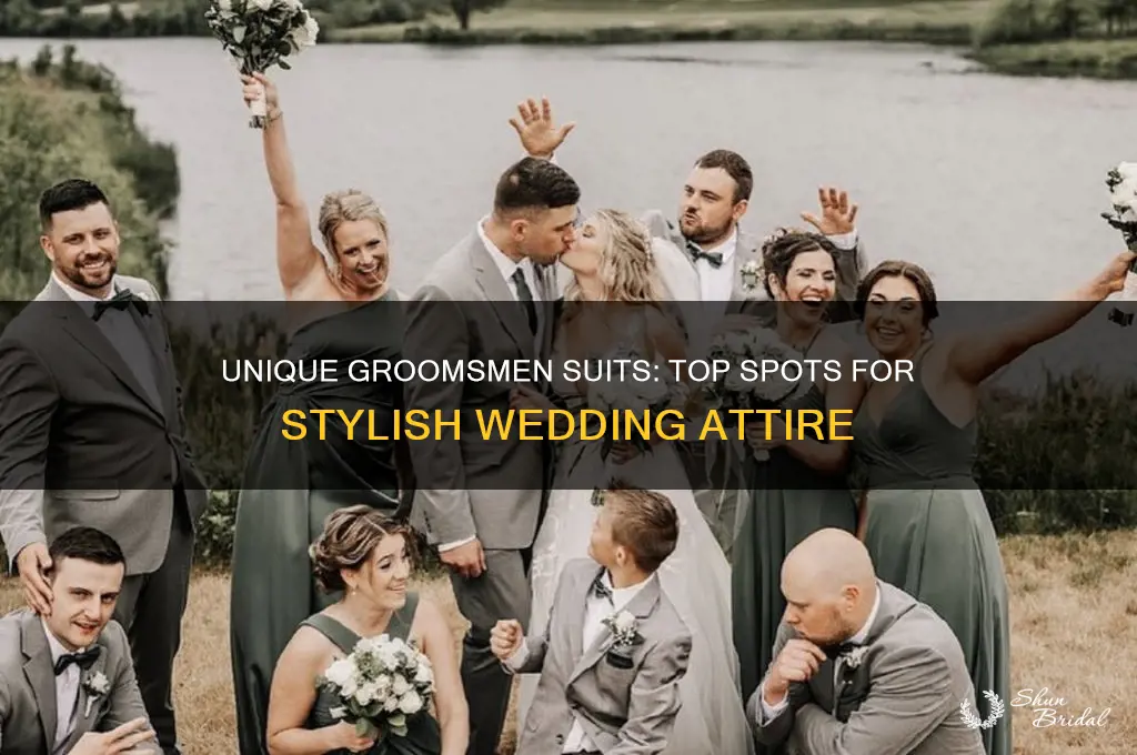 where to get unique suits for groomsmen