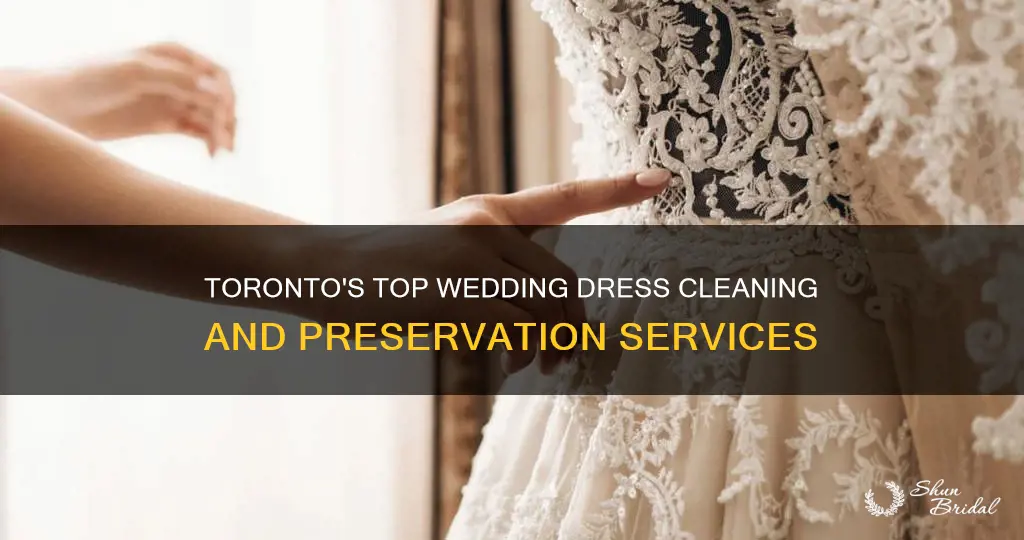 where to get wedding dress cleaned and preserved in toronto