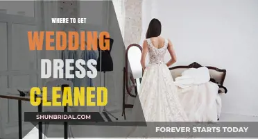 The Best Places to Clean Your Wedding Dress
