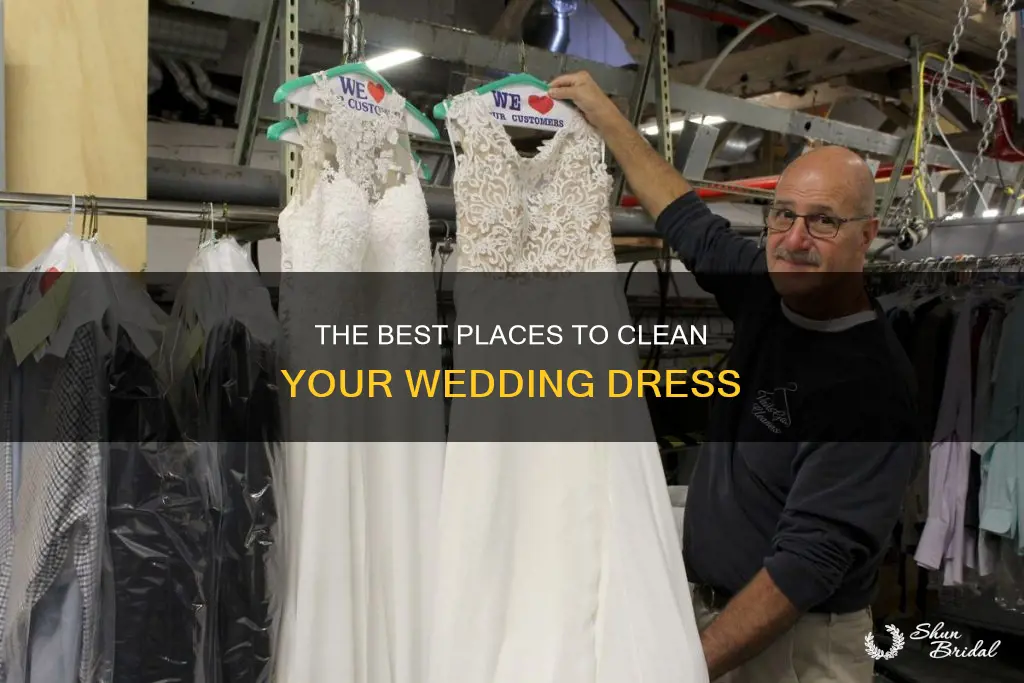where to get wedding dress cleaned