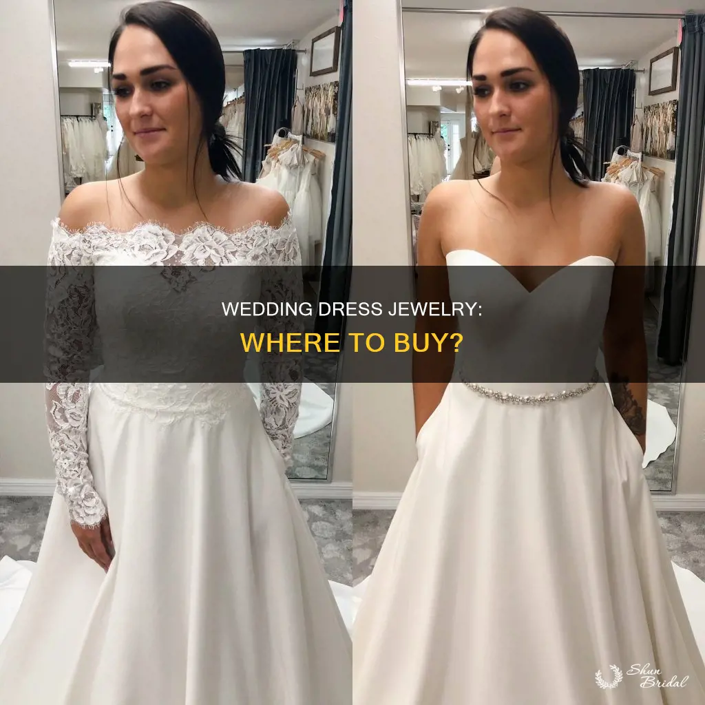 where to get wedding dress jewelry