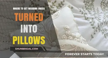 Transforming Wedding Dresses: Customized Keepsake Pillows