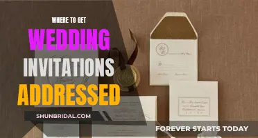 Get Wedding Invitations Addressed: Professional Calligraphy Services