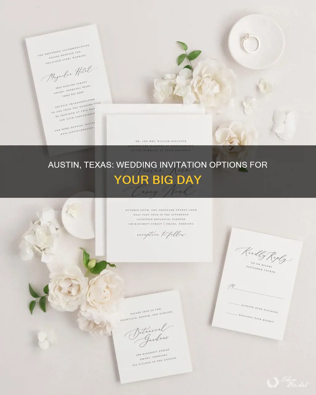 where to get wedding invitations austin tx