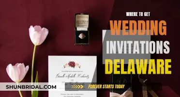 Delaware Wedding Invitations: Where to Get Them