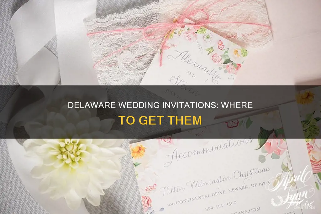 where to get wedding invitations delaware