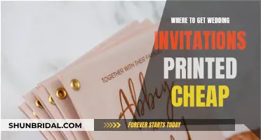 Affordable Wedding Invitation Printing: Where to Get Them