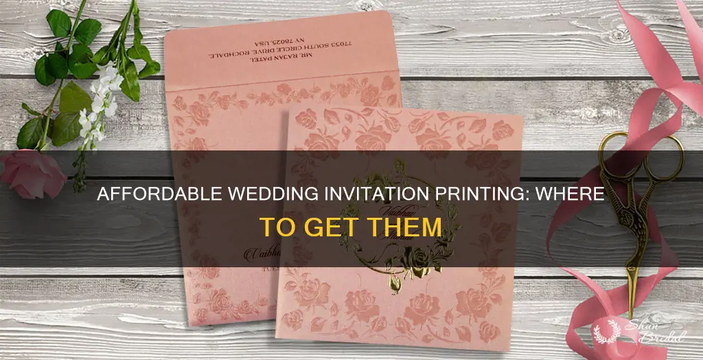 where to get wedding invitations printed cheap