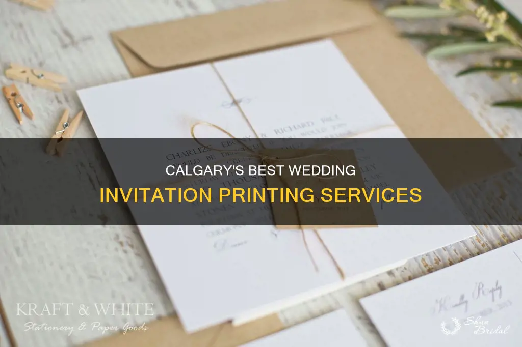 where to get wedding invitations printed in calgary