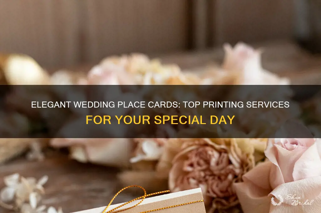 where to get wedding place cards printed