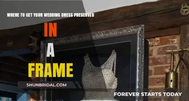 Framing Your Wedding Dress: Where to Get It Preserved
