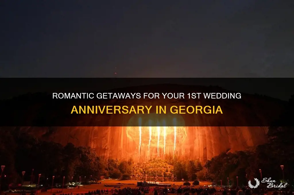 where to go on 1st wedding anniversary ga