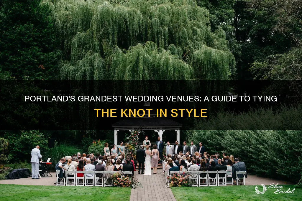 where to have a big wedding in portland