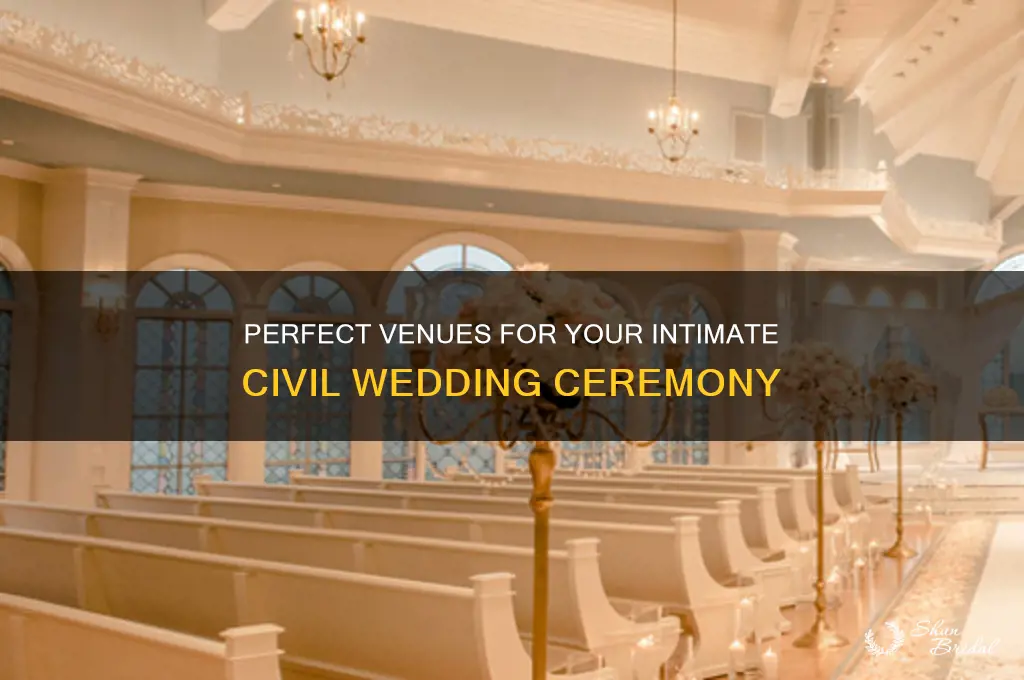 where to have a civil wedding ceremony