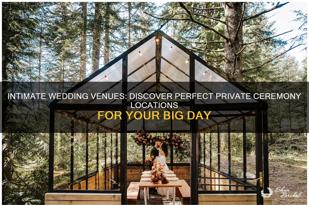 where to have a private wedding ceremony