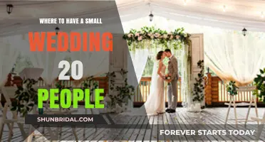 Intimate Wedding Venues: Perfect Spots for 20-Guest Celebrations