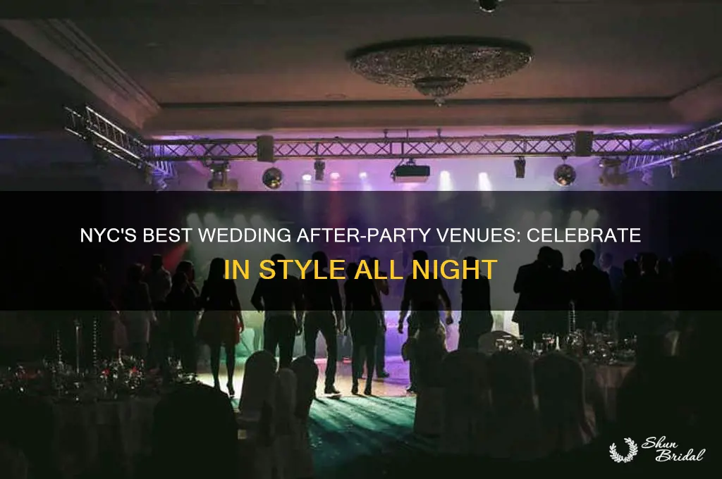 where to have a wedding after party ny c