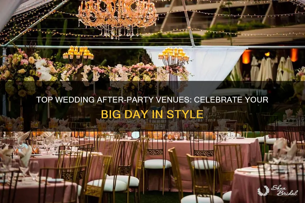 where to have a wedding after party
