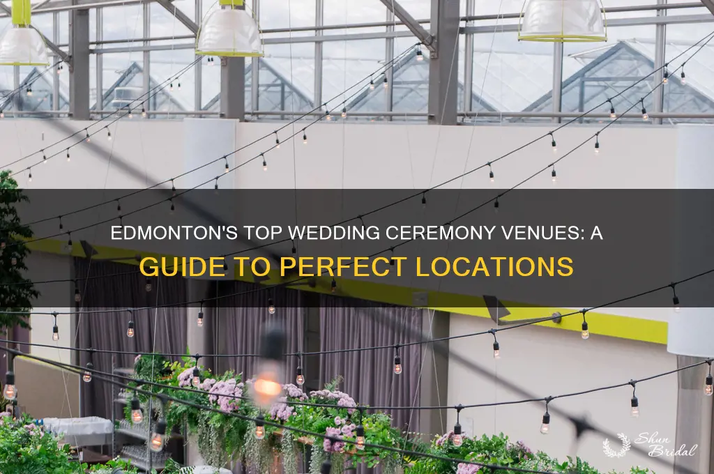 where to have a wedding ceremony in edmonton