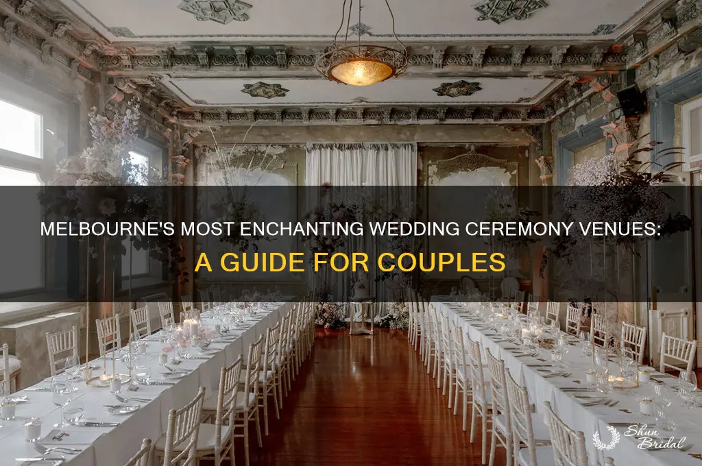 where to have a wedding ceremony in melbourne