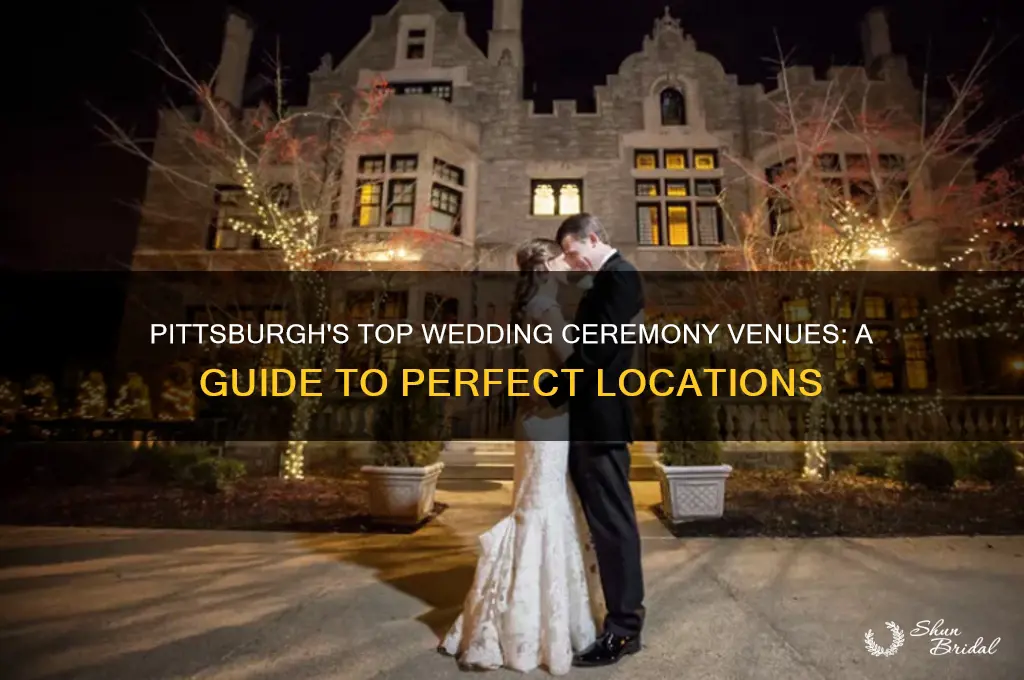 where to have a wedding ceremony in pittsburgh
