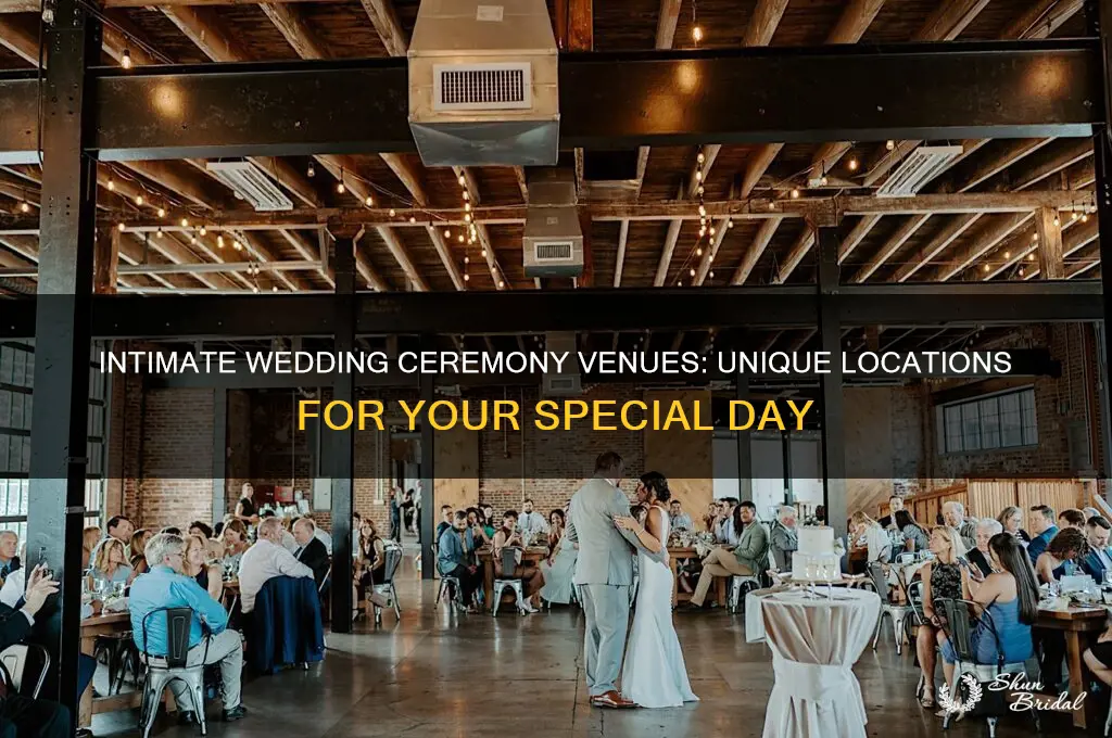 where to have a wedding ceremony only