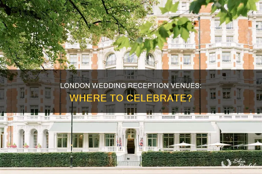 where to have a wedding reception in london