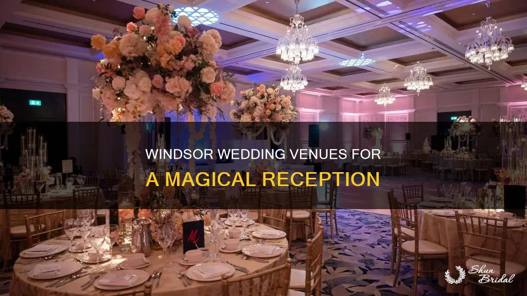 where to have a wedding reception in windsor