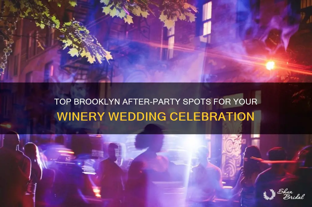 where to have after party brooklyn winery wedding