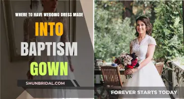 Transforming Wedding Dresses: Baptism Gowns