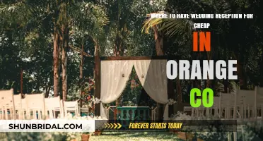 Cheap Wedding Reception Ideas in Orange County