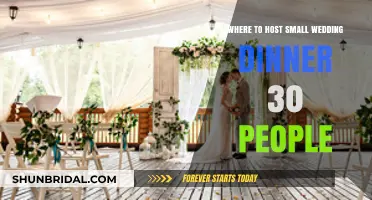 Intimate Wedding Dinner Venues: Perfect Spots for 30 Guests