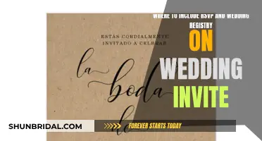 Wedding Invite Etiquette: RSVP and Registry Inclusions