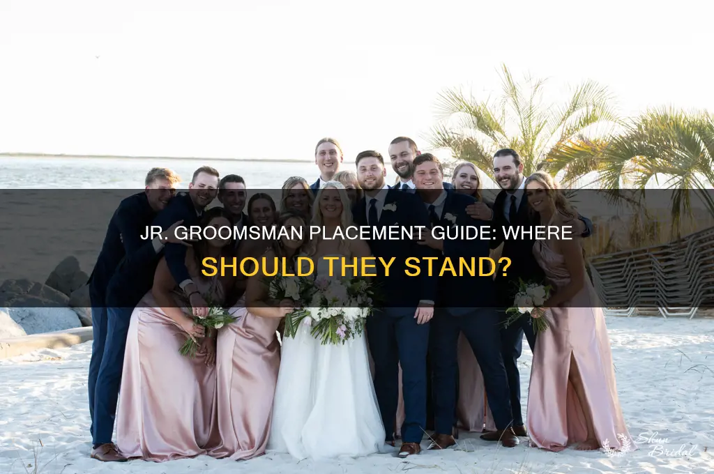 where to jr groomsman stand