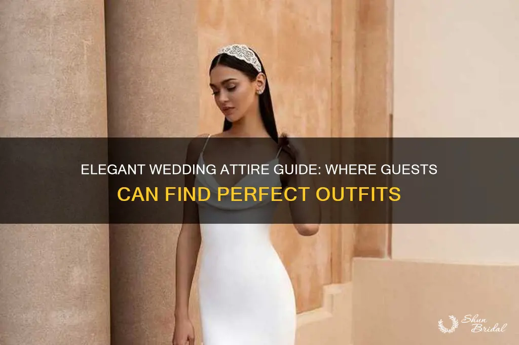 where to list wedding attire for guests