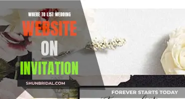 Wedding Website Invitation Etiquette: Where to List Yours