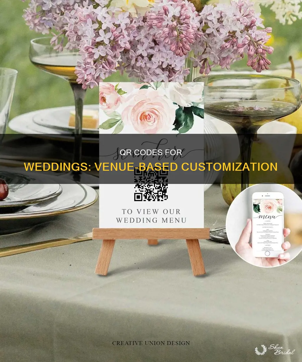 where to make wedding qr code