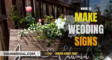 Crafting Wedding Signs: Best Places for Materials