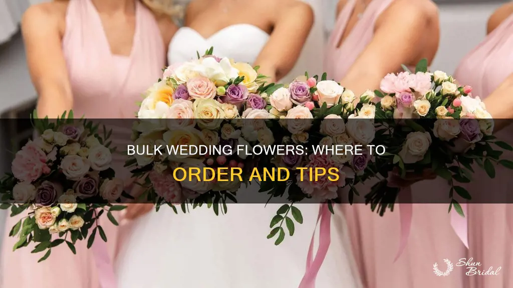 where to order bulk flowers for wedding