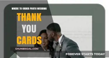 Best Places to Order Elegant Photo Wedding Thank You Cards